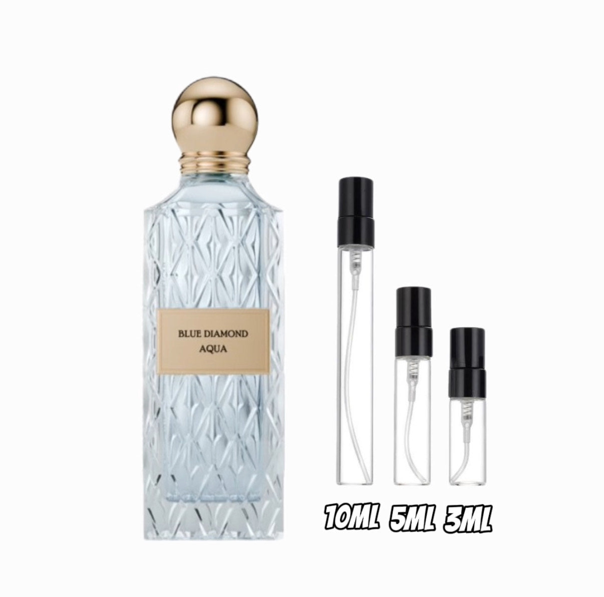 Blue Diamond Aqua Samples