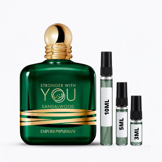 Stronger with you Sandalwood Samples