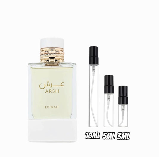 Arsh Extrait Samples