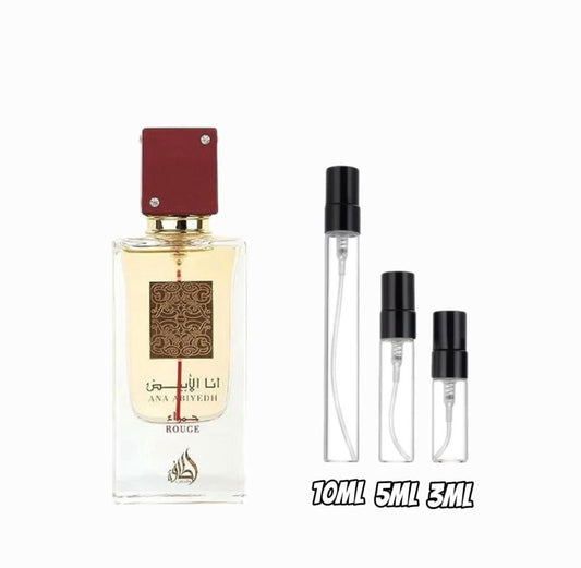 Ana Abiyedh Rouge Samples