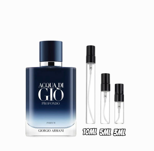 Aqua di Gio Profondo Prafum Samples